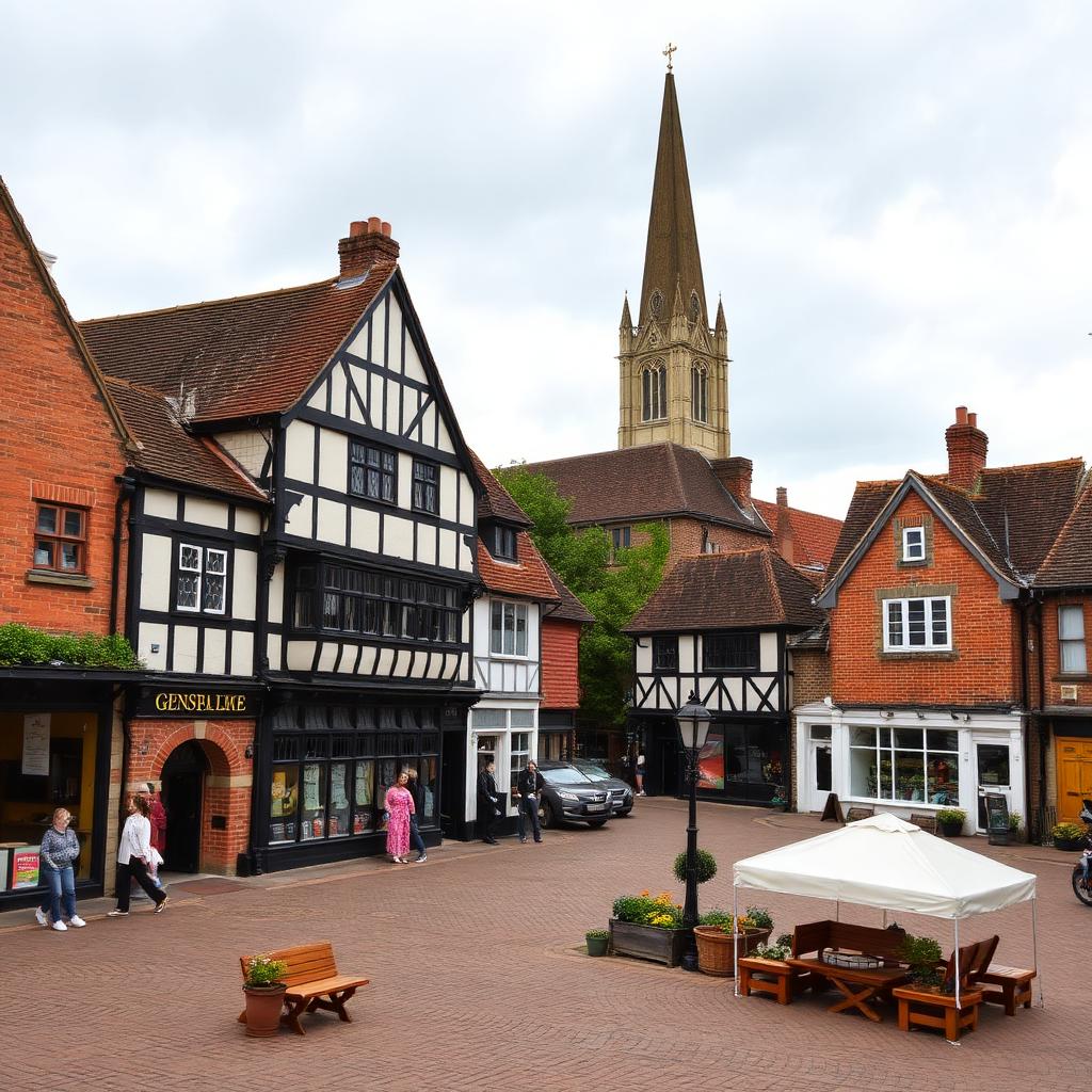 Dereham, Norfolk, city landmark served by Red Kite Furniture