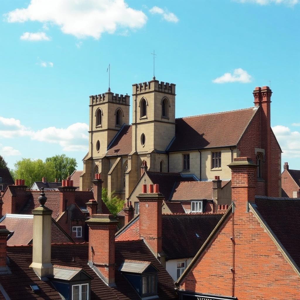 Wymondham, Norfolk, city landmark served by Red Kite Furniture